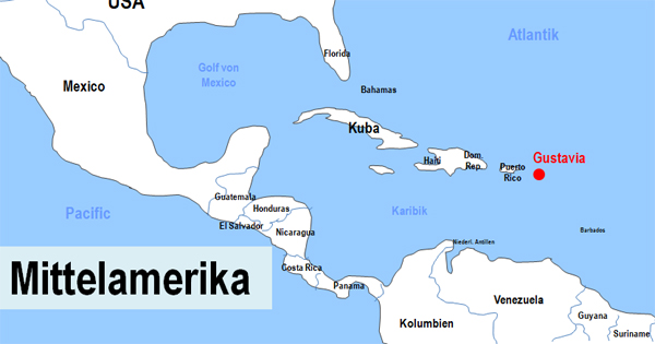 Karte Fhren von und nach Gustavia