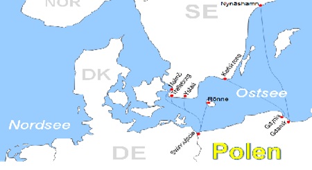 Karte F�hren von Polen