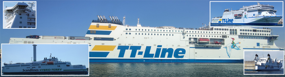 Karte Fähren in der Nordsee, Ostsee und im Mittelmeer online buchen