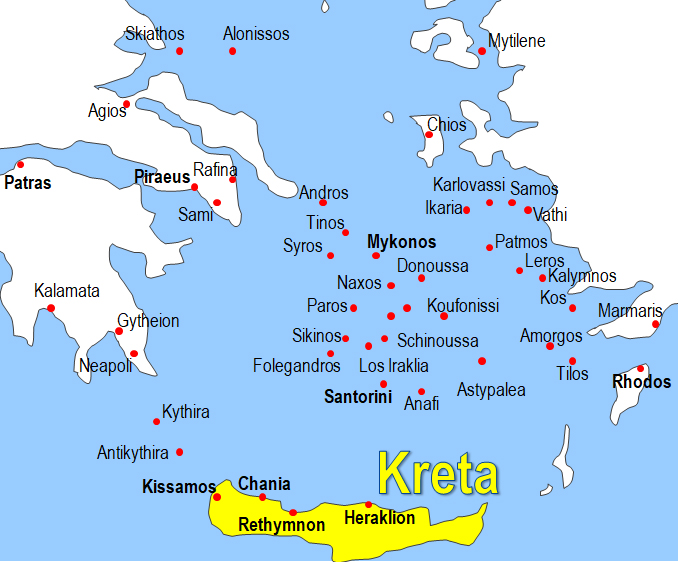 Karte Fhren von und nach Karlovassi
