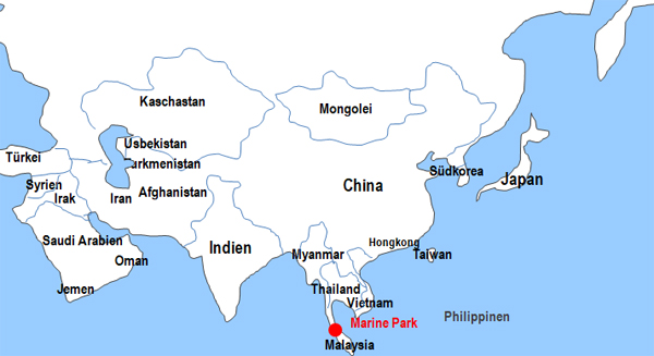 Karte Fhren von und nach Marine Park