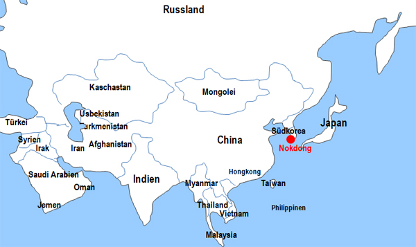 Karte Fhren von und nach Nokdong