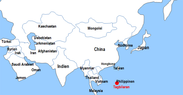 Karte Fhren von und nach Tagbilaran