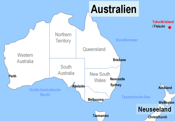 Karte Fhren von und nach Tokoriki Island