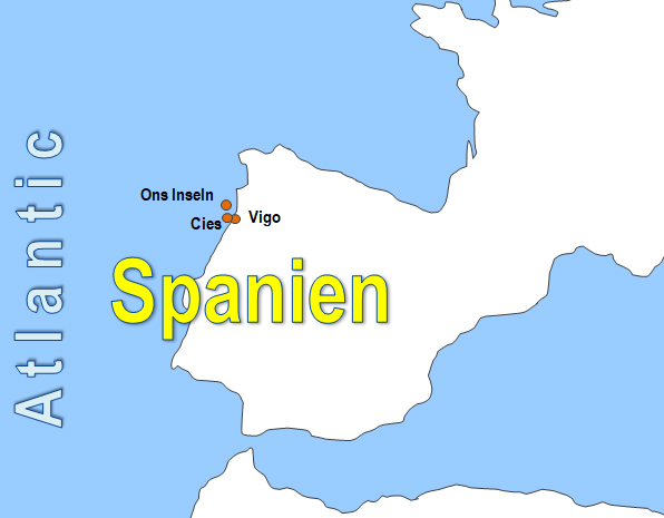 Karte Fhren von und nach Vigo